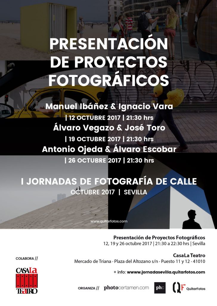 PRESENTACIÓN DE PROYECTOS FOTOGRÁFICOS dentro de las Jornadas de Fotografía de Calle en CasaLA Teatro